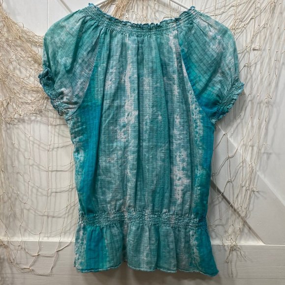 Turquoise Blouse - Picture 2 of 2